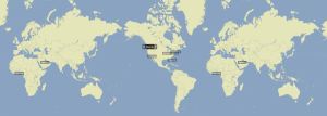 Photo of world map with Give Big trend