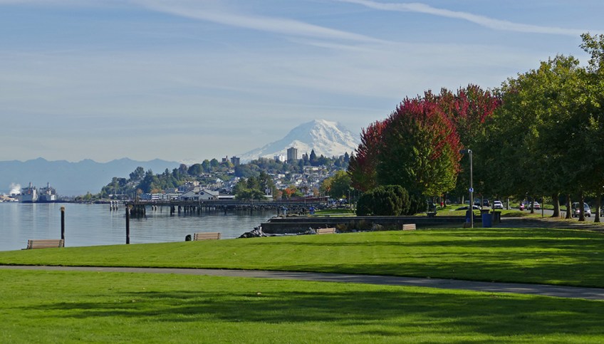 Photo of waterfront along Ruston Way