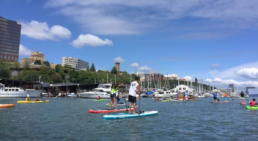 Photo of paddling on Foss
